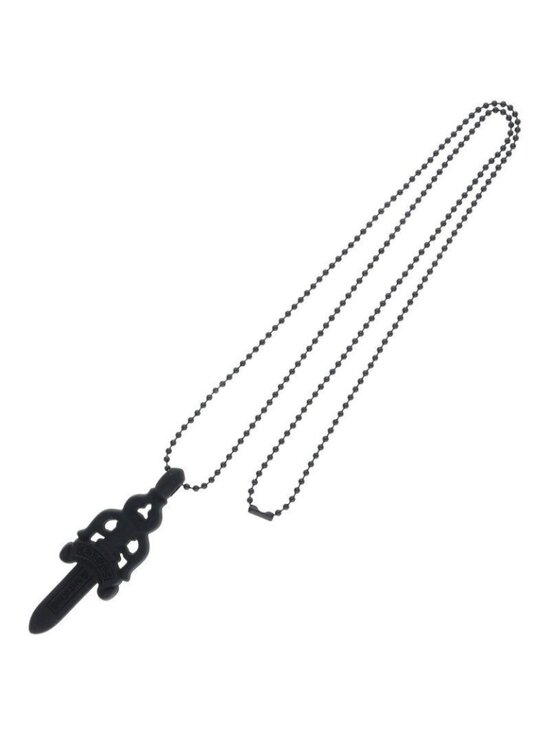 ネックレス Chrome Hearts RUBBER LARGE DAGGER Chrome Hearts Rubber Large Dagger Silicone Necklace